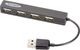 Hub USB Digitus Ednet USB 2.0 4 porty Czarny (4054007850409) - obraz 1