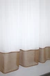 Кухонная занавеска VR-Textil № 047к белый с карамельным 270х170 см (52-0513) - изображение 5