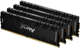 Оперативная память Kingston Fury DDR4-3600 131072MB PC4-28800 (Kit of 4x32768) Renegade Black (KF436C18RBK4/128) - изображение 1