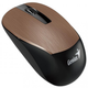 Mysz Genius NX-7015 Wireless Black/Brown (31030019403) - obraz 1