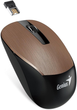 Mysz Genius NX-7015 Wireless Black/Brown (31030019403) - obraz 2