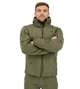 Зимняя тактическая куртка Eagle Soft Shell WJ-17 с флисом Green Olive L - изображение 4