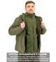 Зимова тактична куртка Eagle Soft Shell WJ-17 з флісом Green Olive 4XL - зображення 6