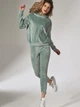 Bluza damska z kapturem elegancka Figl M745 S Miętowa (5902194386715) - obraz 4