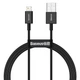 Кабель зарядный Baseus Superior Series Fast Charging Data Cable USB to Lightning 2.4A 1 м Black (CALYS-A01) - изображение 1