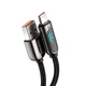 Кабель с экраном Baseus Fast Charging USB - Type-C 66W 1 метра CASX020001 - изображение 1