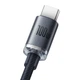 Кабель зарядный Baseus Crystal Shine Series USB Type A — USB Type C 100 Вт 2 м Black (CAJY000501) - изображение 3