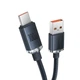 Кабель зарядный Baseus Crystal Shine Series USB to Type-C 100W 1.2м Black (CAJY000401) - изображение 3