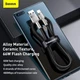 Кабель зарядний Baseus USB Cable to USB-C 66W Cafule Metal Data Type-C 2 м Black (CAKF000201) - зображення 3