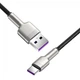 Кабель зарядний Baseus USB Cable to USB-C 66W Cafule Metal Data Type-C 2 м Black (CAKF000201) - зображення 8