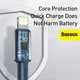 Кабель зарядний Baseus для швидкого заряджання igh Density Type-C на iP PD 20 Вт 2 м Blue (CATLGD-A03) - зображення 6