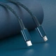 Кабель зарядний Baseus для швидкого заряджання igh Density Type-C на iP PD 20 Вт 2 м Blue (CATLGD-A03) - зображення 7