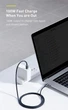 Кабель зарядный Baseus Crystal Shine Series Type-C to Type-C 100W 1.2м Black (YM0517) - изображение 7