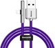 Кабель зарядный Baseus Iridescent Lamp Mobile Game Cable USB - Lightning 1.5 A 2м Purple (CAL7C-B05) - изображение 1