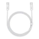 Кабель зарядный Dynamic Series Type-C to Type-C 100W 1 м White (CALD000202) - изображение 1