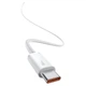Кабель зарядный Dynamic Series Type-C to Type-C 100W 1 м White (CALD000202) - изображение 2