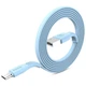 Кабель зарядный Baseus Flat Micro USB Cable Fast Data Sync Charging 1 м Bright Blue (YM0289) - зображення 1