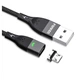 Кабель зарядний FONKEN з магнітним роз'ємом Micro USB 1 м Black (YM0586) - зображення 1