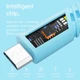 Кабель зарядний Essager USB A to microUSB плоский кабель 2 м Blue (YM0423) - зображення 7