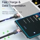 Кабель зарядный Essager USB-A to Type-C 7A 100W 20V 5A Fast Charging 0.5 м Black (EXCT-XCB01) - изображение 3