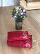 Махровое жаккардовое полотенце Катруся Лесная сказка 50х90 красный - изображение 2