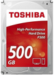 Жорсткий диск Toshiba P300 500GB 7200rpm 64MB HDWD105UZSVA 3.5 SATA III - зображення 1