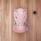 Рюкзак-кенгуру Little Deer Pink для дітей від 0 до 3 років, 12 положень, переноска, хіпсит, слінг для дітей, Qaebao (73000656) - зображення 2