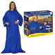 Одеяло плед с рукавами флисовое синие 180*140 см Snuggie - изображение 3