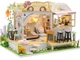Ляльковий 3D будиночок конструктор Румбокс Cat Cafe Garden M2111 із захисним куполом від пилу - зображення 1