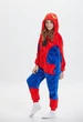 Пижама кигуруми Kigurumi Человек паук для девочек Красно-синий на рост 100-110 см (201841) - изображение 1