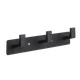Вешалка на три крючка MVM Черная (HA-05/3 BLACK) - изображение 2
