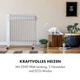 Масляний радіатор KLARSTEIN Thermaxx Heatstream 2500 Вт 5-35 °C 35 - 50 м² (10035055) - зображення 2