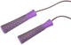 Скакалка PowerPlay 4206 Серо-фиолетовая (PP_4206_Grey/Violet) - изображение 3