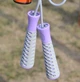 Скакалка PowerPlay 4206 Серо-фиолетовая (PP_4206_Grey/Violet) - изображение 6