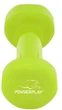 Гантель PowerPlay 4125 виниловая 3 кг Зеленая (PP_4125_3kg) - изображение 4