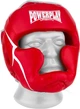 Боксерский шлем тренировочный PowerPlay 3100 PU XS Красный (PP_3100_XS_Red) - изображение 1