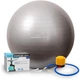 Мяч гимнастический PowerPlay 4001 65 см + насос Grey (PP_4001_65_Grey) - изображение 1