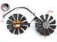 Вентилятор кулер PowerLogic для видеокарты ASUS GTX 1060 1070 RX480 Dual 87 мм PLD09210S12HH (T129215SU T129215BU FDC10U12S9-C FDC10U12D9-C) комплект 2 шт (№119.3) - изображение 3