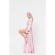 Длинное шелковое нарядное платье FashionYouWant S/M пудра 43425455 - изображение 2