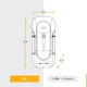 Рюкзак FORCLAZ kingowy Forclaz Travel 50 l (11709808) - изображение 2