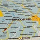 Административная карта Украины 150х100 на планках - изображение 2