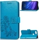 Чехол Clover для Xiaomi Mi 8 Lite Книжка кожа PU с визитницей голубой - изображение 1