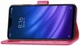 Чохол Clover для Xiaomi Mi 8 Lite Книжка шкіра PU малиновий Без бренду - зображення 5