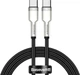 Кабель Baseus Cafule Series Metal Data Cable Type-C to Type-C 100W 2m CATJK-D01 Black - изображение 1
