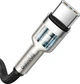 Кабель Baseus Cafule Series Metal Data Cable Type-C to Type-C 100W 2m CATJK-D01 Black - изображение 5
