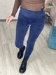 Fashions • Лосины женские замшевые Салли Fashions 46-48 синий (2113) - изображение 2