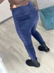 Fashions • Лосины женские замшевые Салли Fashions 46-48 синий (2113) - изображение 3