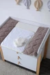 Cповивальний матрац Baby Veres 72х80 Velour Mokko - зображення 1