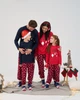 Жіноча піжама зі штанами Merry Christmas-парні для всієї родини XL - зображення 8