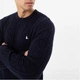 Джемпер Jack Wills Marlow Merino Wool Blend Cable Knitted Navy, S (44) (11857615) - зображення 3